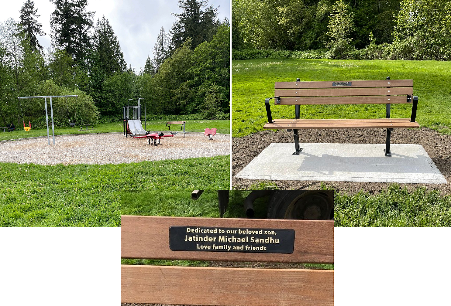 Park Bench Dedication