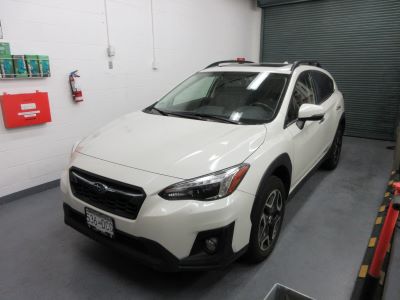 2018 white Subaru Crosstrek - Naomi's vehicle