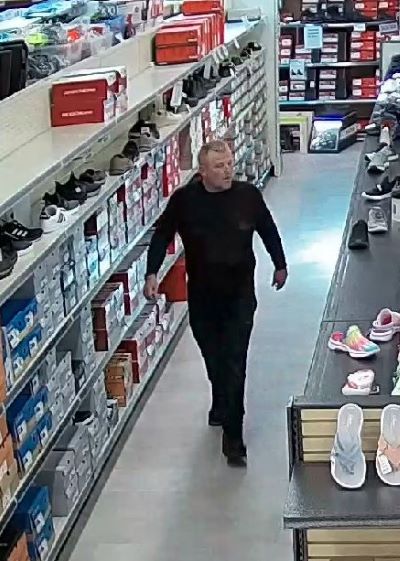 Male alleged to have stolen boots