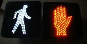 Walk / don't walk traffic signal
